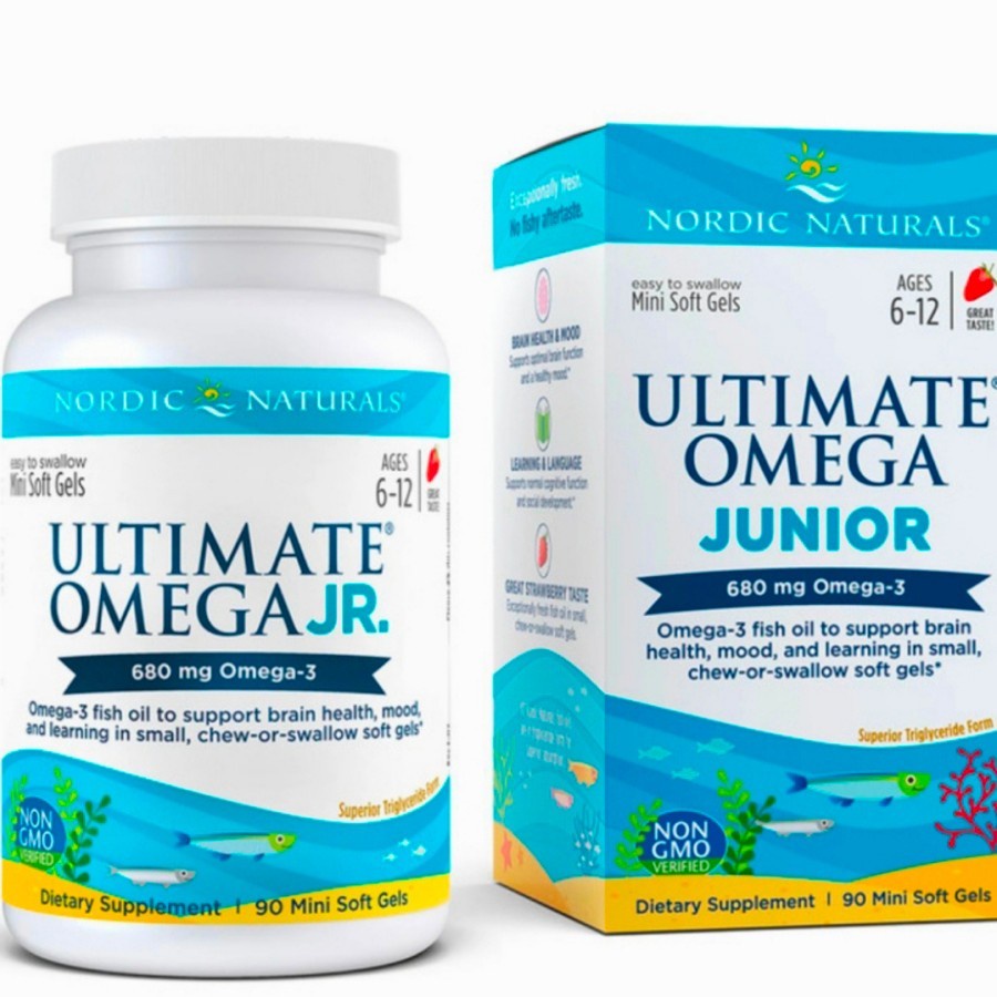 NORDIC NATURALS  ULTIMATE JUNIOR 680mg OMEGA 3 isi 90 Softgels