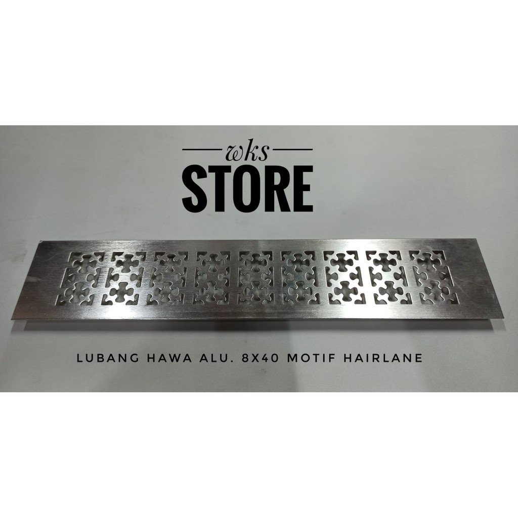 Saringan Udara Lubang Hawa Angin 8 X 40 ALUMUNIUM KOTAK HAIRLINE MOTIF