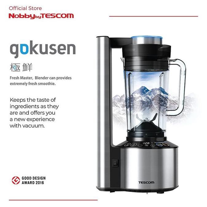 Monggo] Tescom Professional Vacuum Blender - Tvm2000 Sea