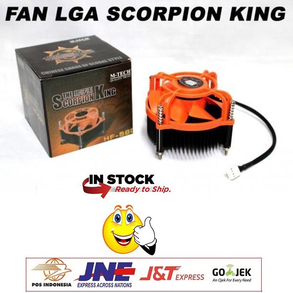 Fan LGA 775 - HF-560 Scorpion King - Cooler Processor - Fan Processor