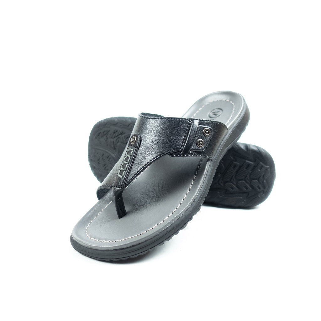 Sandal Jepit Kulit Pria Dewasa Model Casual Santai Mamojo Store BR 02