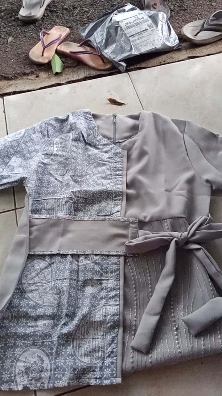 Batik Tunik Shibori Jumputan Terbaru Size M-xl/ Hrb026 Yelbor Navbor / Biru Putih / Original Bel