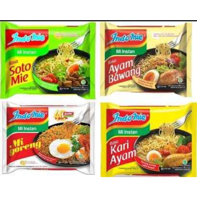 

indomie soto ayam bawang goreng