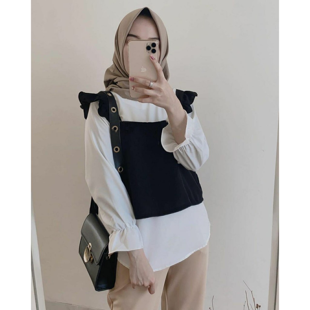 JAMINAN PROMO TERMURAH BLOUSE KEMEJA PREMIUM ZALURA ALOVA TIEAN VENGE AVRIL DINIUM GALA SALSA SQUILBI WILIAM KIMBO OVILA CHAND RIZO MORIZ VINCET KOBE ETRA-VINCET HITAM