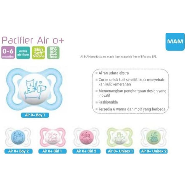 MAM Pacifier Air 0M+ - Empeng