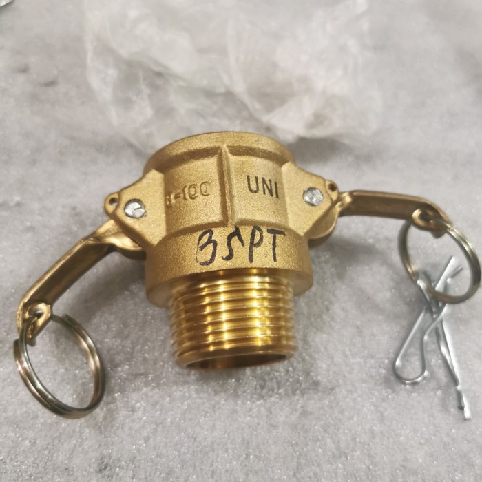 Camlock Kuningan Brass Type B 1" BSPT
