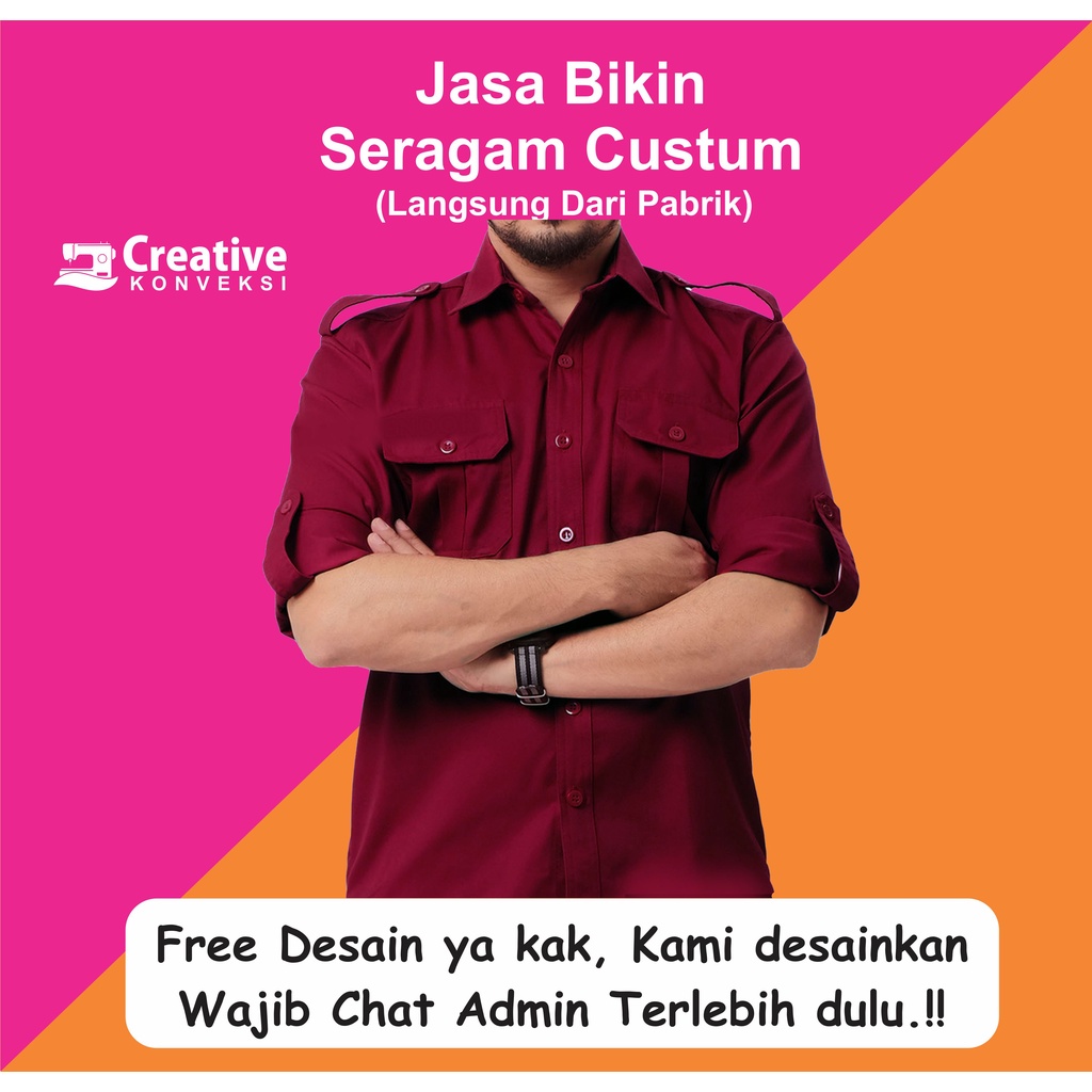 KONVEKSI SERAGAM PDH (free desain)