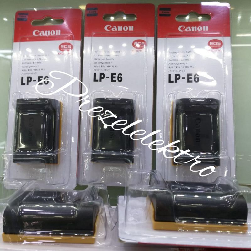 Baterai Canon EOS 60D,  EOS 70D, EOS 80D, EOS 5D, EOS 6D, EOS 7D