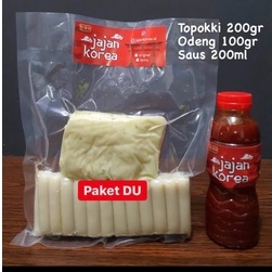 

Jajan Korea Paket Du Saus Odeng dan Topokki Tteokbokki Rabokki tokpoki