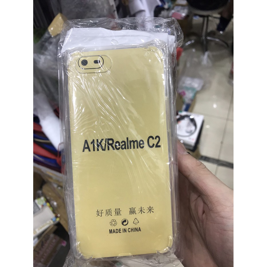 Anti crack softcase sarung kondom silikon bening realme c2