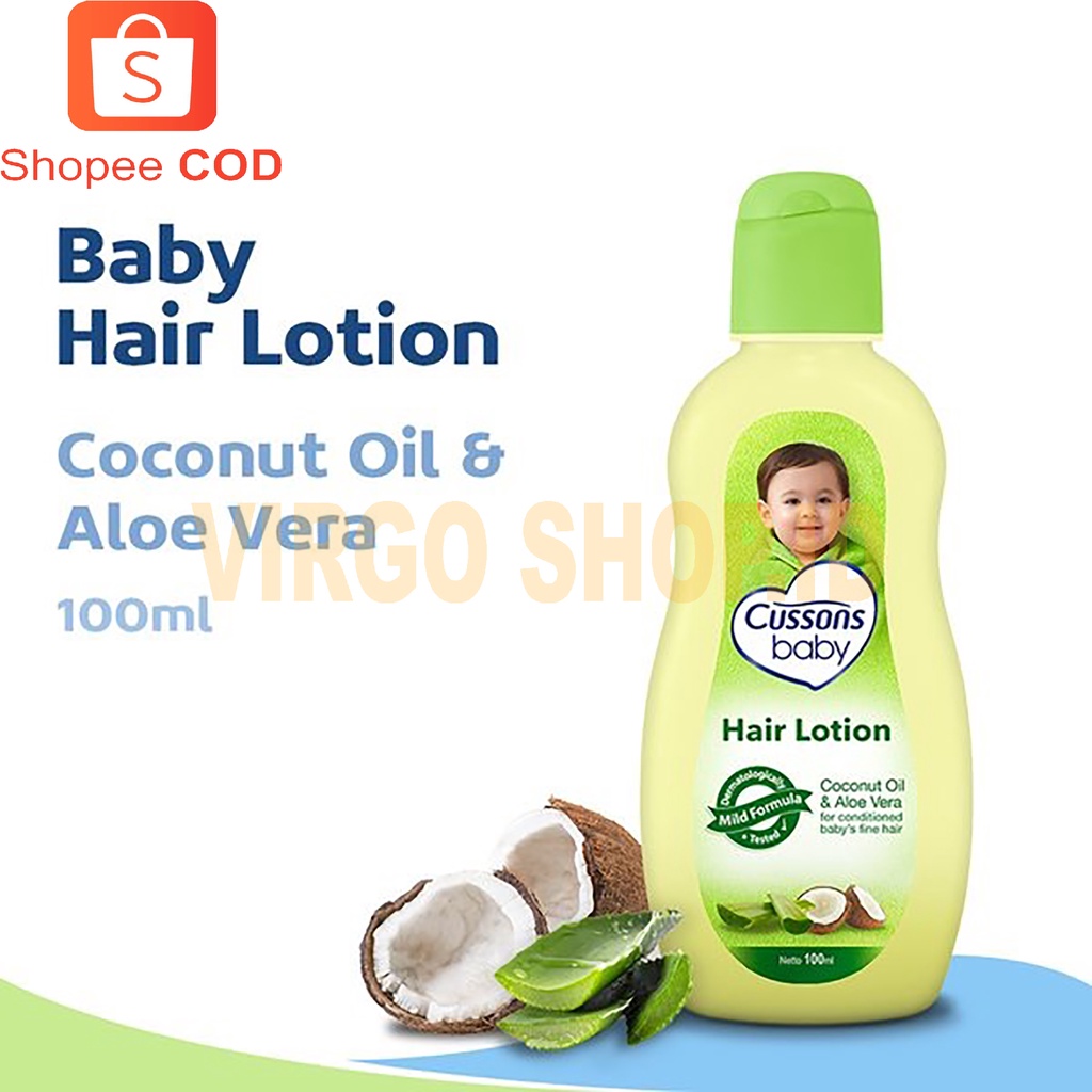 Cusson Baby Hair Lotion 200ml - Minyak Rambut Bayi / Minyak Rambut Bayi / Cussons Hair Lotion / Minyak Rambut / Hair Lotion / Minyak Rambut Bayi Cussons