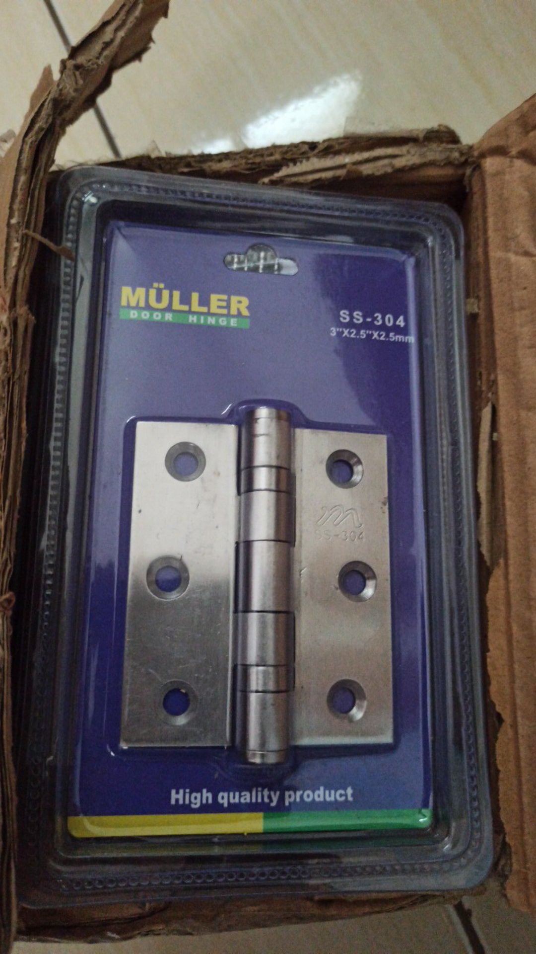 Engsel Pintu / Engsel Jendela 3 Inch / 3 Stainless Steel Ss-304 ( Sus 304 ) Muller