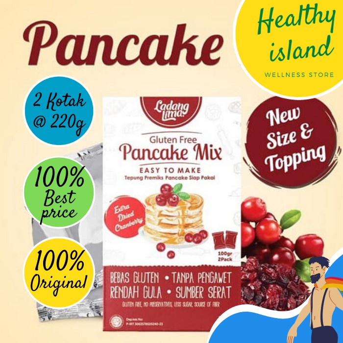 

Tepung Premix Pancake Ladang Lima - 400 gram