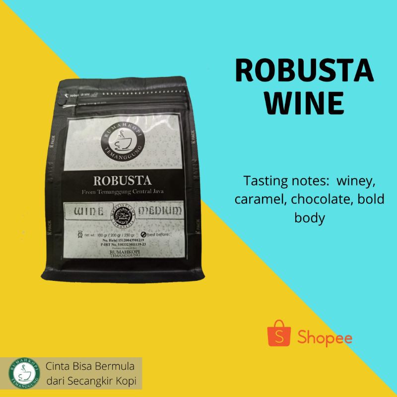 

Kopi Robusta Temanggung Wine Proses 250gram