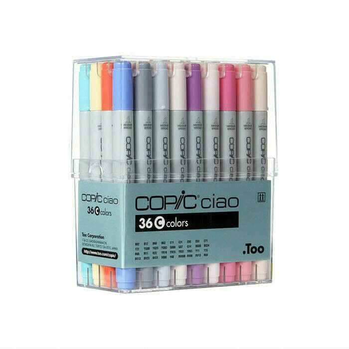 

COPIC CIAO MARKER SET C 36 COLOURS