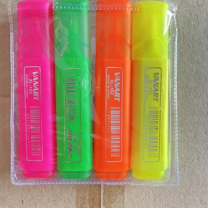 

#PRICEPOOL Highlighter Stabillo Van-Art XL-102 isi 4 pcs Buruan Beli