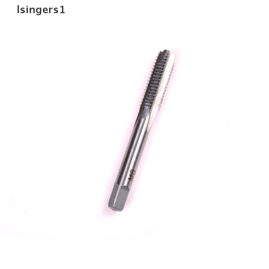 (lsingers1) 5pcs / Set Alat tapping Tangan Lurus Flute M3 M4 M5 M6 M8 3mm - 8mm