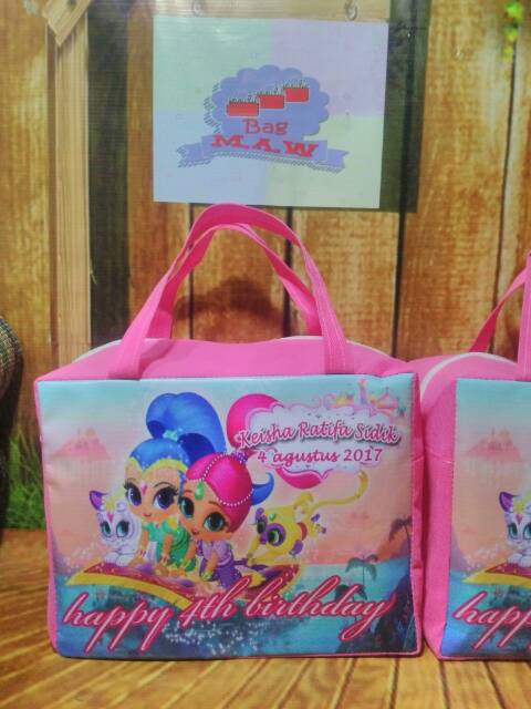 Tas Souvenir Ulang Tahun / Goodie bag / Tas resleting / souvenir ultah / tas souvenir-5