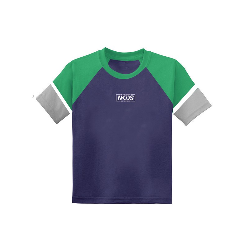 NKIDS - Kaos Polos Anak Cowok Lengan Pendek Warna Hijau Navy