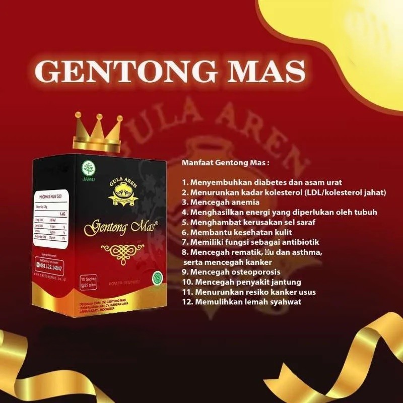 Gentong Mas Gula Aren Gentong Mas Minuman Obat Herbal Original cod