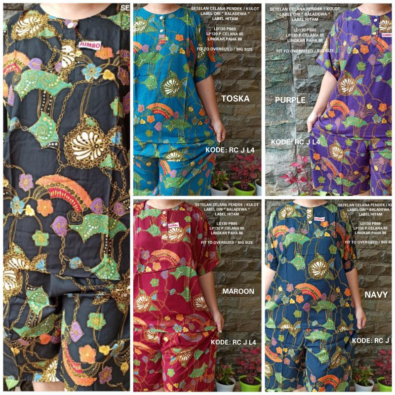 SETELAN KULOT BALADEWA ORI JUMBO | KULOT JUMBO | BABYDOLL JUMBO | SETELAN BALADEWA JUMBO