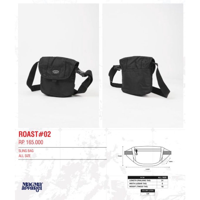 Tas selempang / slingbag Magma apparel
