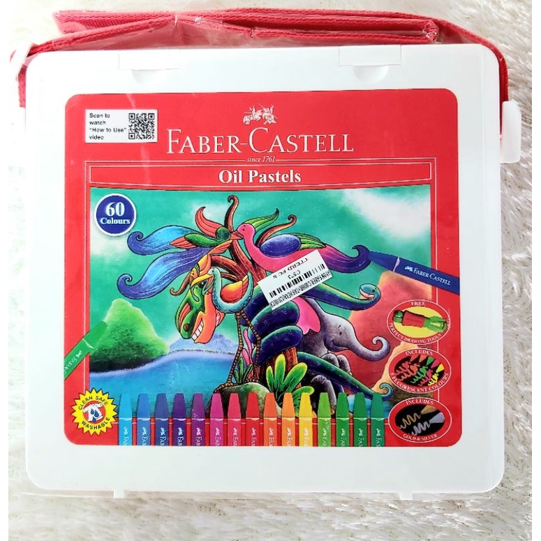 

Oil Pastel/Crayon/Krayon Faber Castle 60wr 21,5cm x 23cm x 4cm(C573)