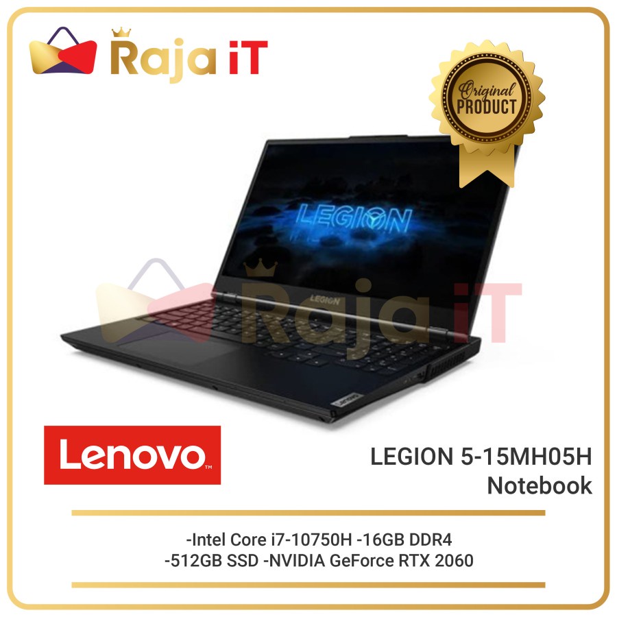 Lenovo Legion 5i 81Y600MUID Core i7-10750H RTX 2060 144Hz 16GB 512GB