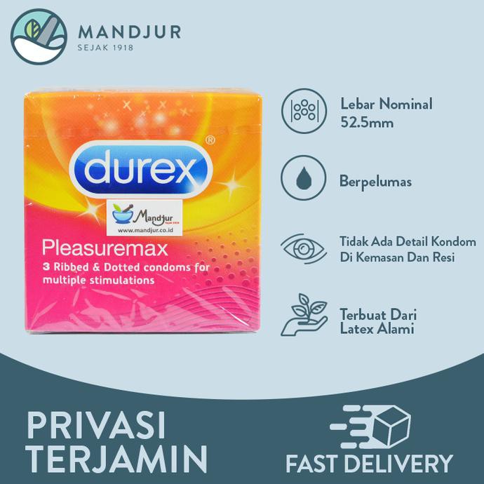 Kondom Durex Pleasuremax - Isi 3