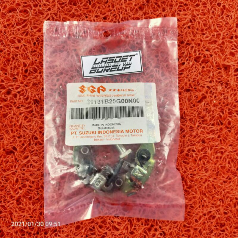 COOL STARTER STATER BRUSH SET ARANG DINAMO STATER SATRIA F FU 150 SET PAPAN ASSY ORI ORIGINAL SGP