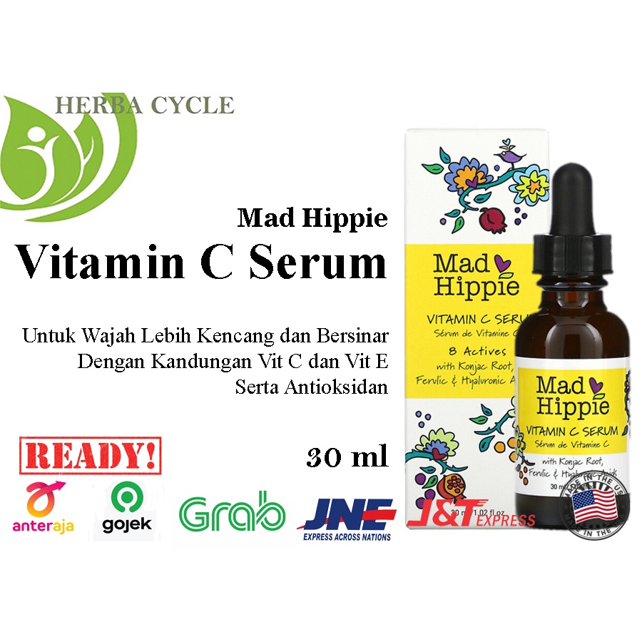 Mad hippie Serum Vit C Antioxidant Wajah Lebih Kencang 30 ml ORI USA