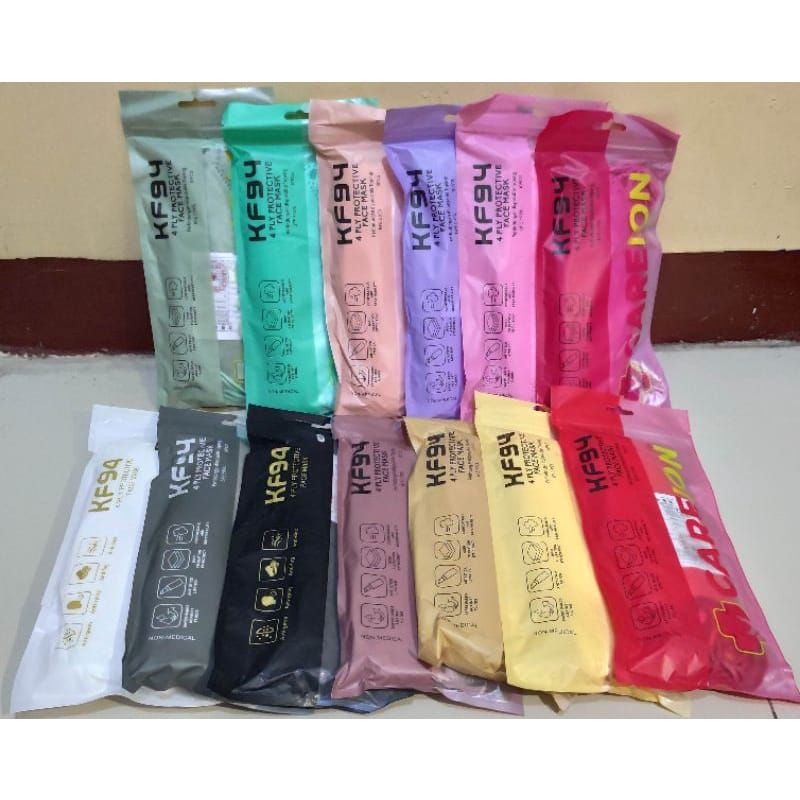 MASKER KF94 MASKER 4 PLY ISI 10pcs &amp; Masker Earloop