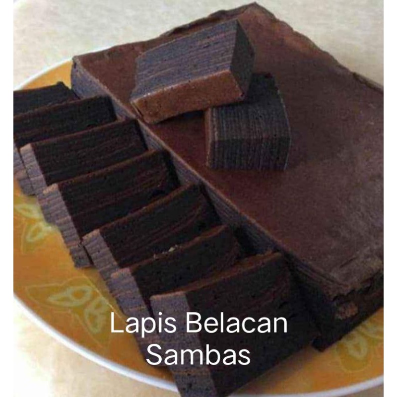 

Lapis Legit Belacan Sambas ukuran 20x20 cm