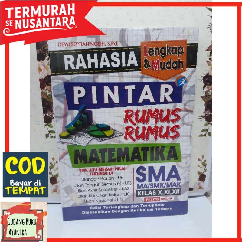 rahasia pintar rumus-rumus matematika SMA SMK kur. 2013