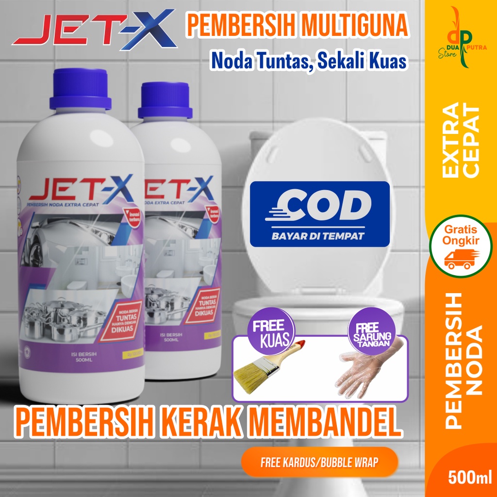 Pembersih Kerak Kamar Mandi - Pembersih Kerak Mesin Motor - Pembersih Jamur Kaca Mobil - JET X Multi