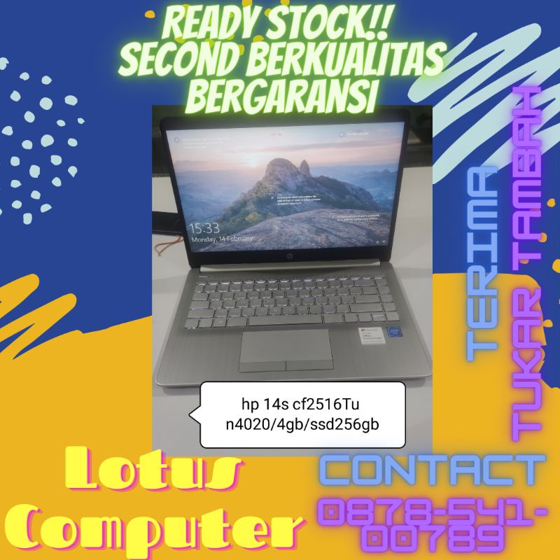 hp14s cf2516tu n4020
