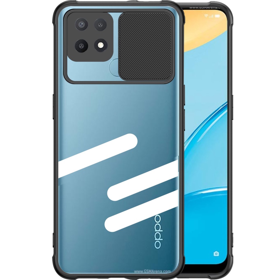 Hard Case Oppo A15 / Oppo A15s Hard Case Fusion Shield Case Transparant - Oppo A15