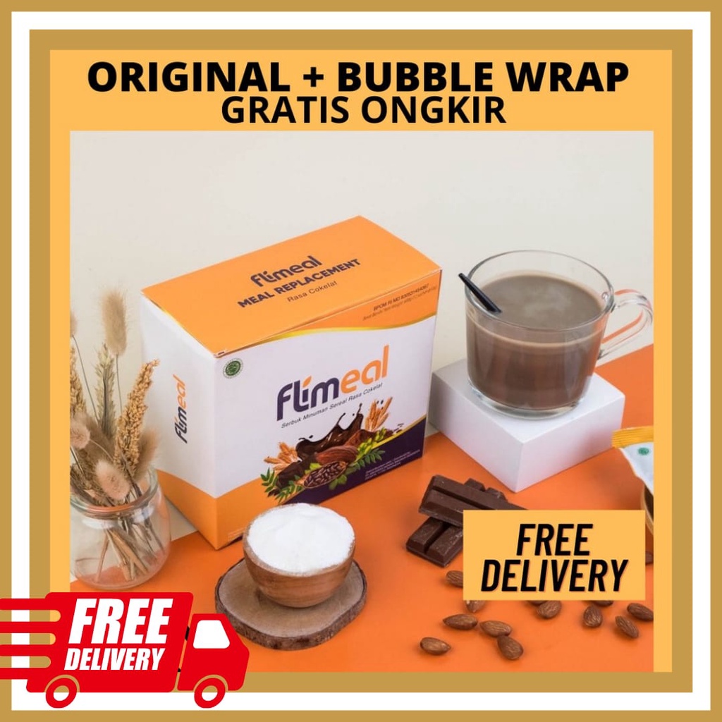 

FLIMEAL SEREAL COKLAT PENGGANTI SARAPAN Diet & Mempertahankan BB / MEAL REPLACEMENT