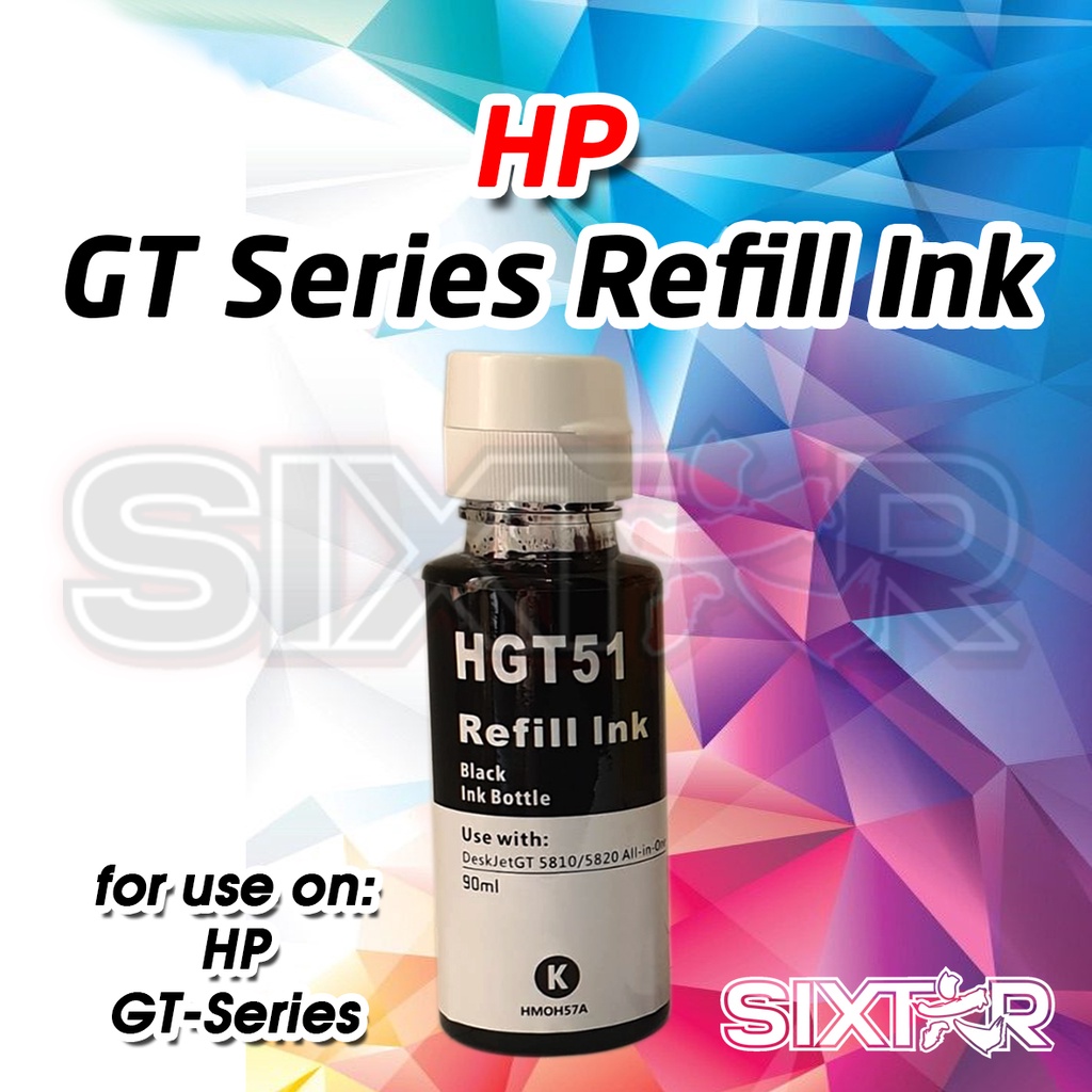 TINTA REFILL HP GT51 GT52 5810 5820 SET Pengganti Original Ink Bottle