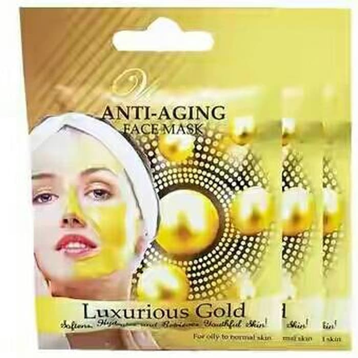 Jual Vienna face mask luxurious gold 20gr 100 Original Shopee Indonesia