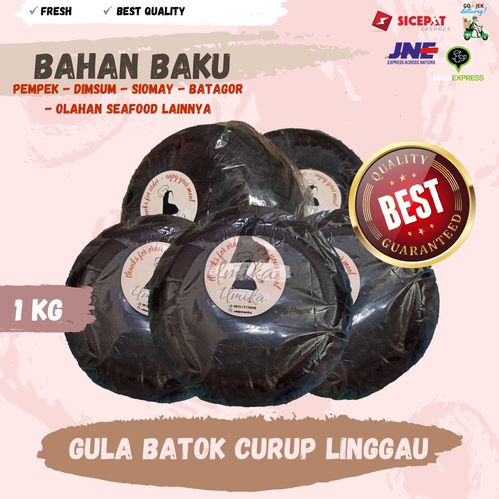 

GULA BATOK HITAM CURUP LINGGAU BAHAN BAKU PEMBUATAN CUKO CUKA PEMPEK PALEMBANG ASLI CILEGON SERANG