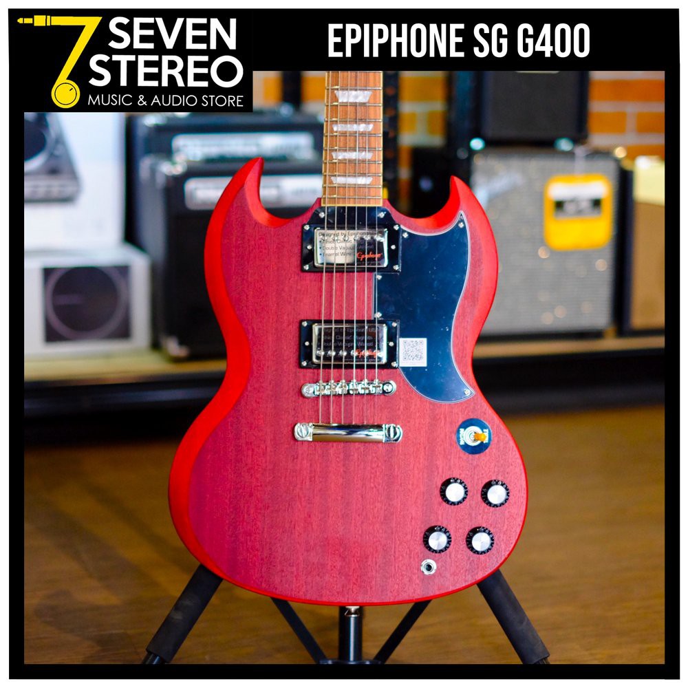 Epiphone SG Worn G400 Cherry Electric Guitar