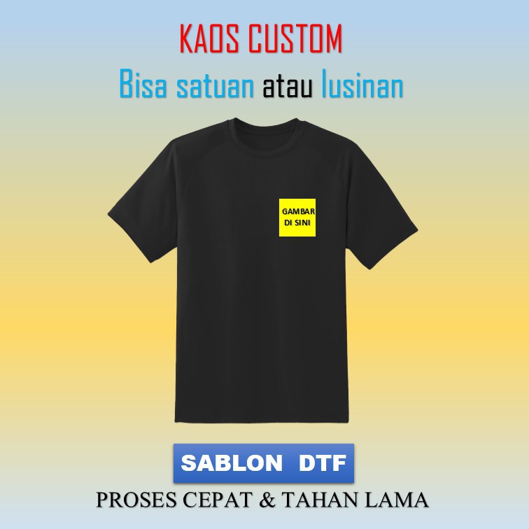 PREMIUM COMBED 24S SABLON DTF LOGO A7