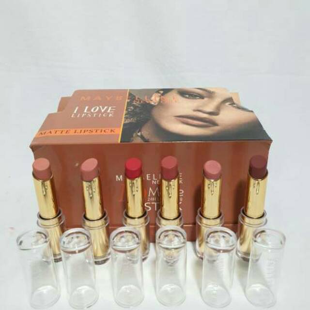 [PERBOX] LIPSTICK MAYBELLINE NEWYORK NO 8002-2 /  lipstik maybelline 601/ lipstik maybelline 613