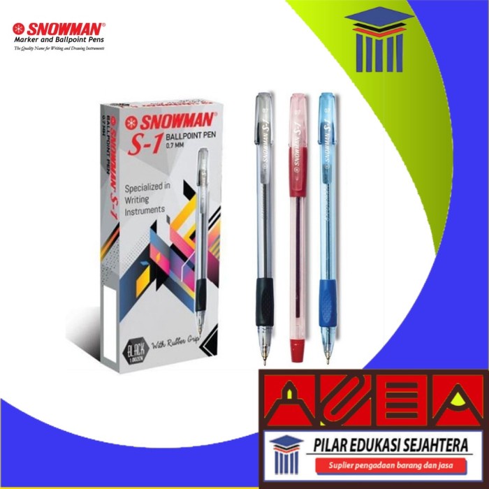 

BOLPEN / PULPEN SNOWMAN S1 0.5 (1 PACK) MURAH
