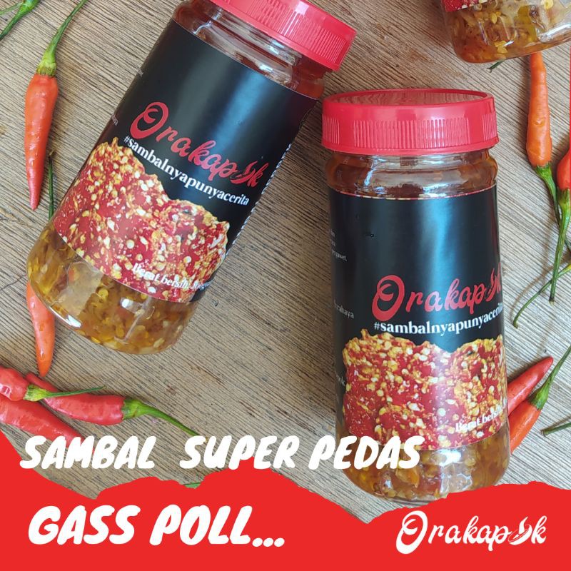 

Sambal geprek Orakapok 200gram