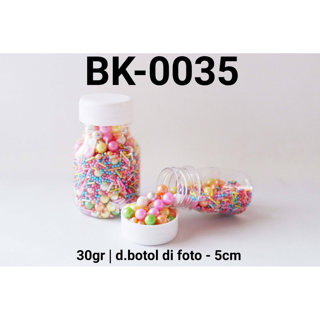 

BK-0035 Sprinkles sprinkle sprinkel mix warna rainbow 30gram yamama baking grosir murah sprinkles cake dekorasi mutiara trimit decoration story sprinklestory sprinklesstory sprinkle story yamama baking