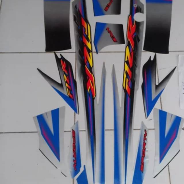 Striping fiz r sporty 2003 silver hitam