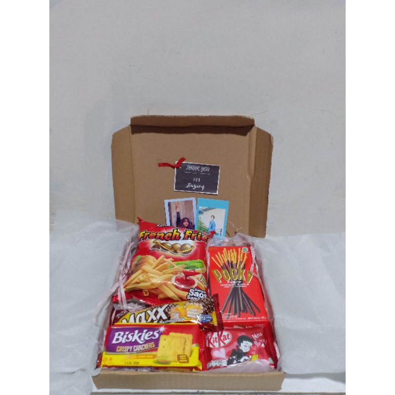 

Snack Box Kekinian (Ulang Tahun/Graduation/Hampers/Gift)