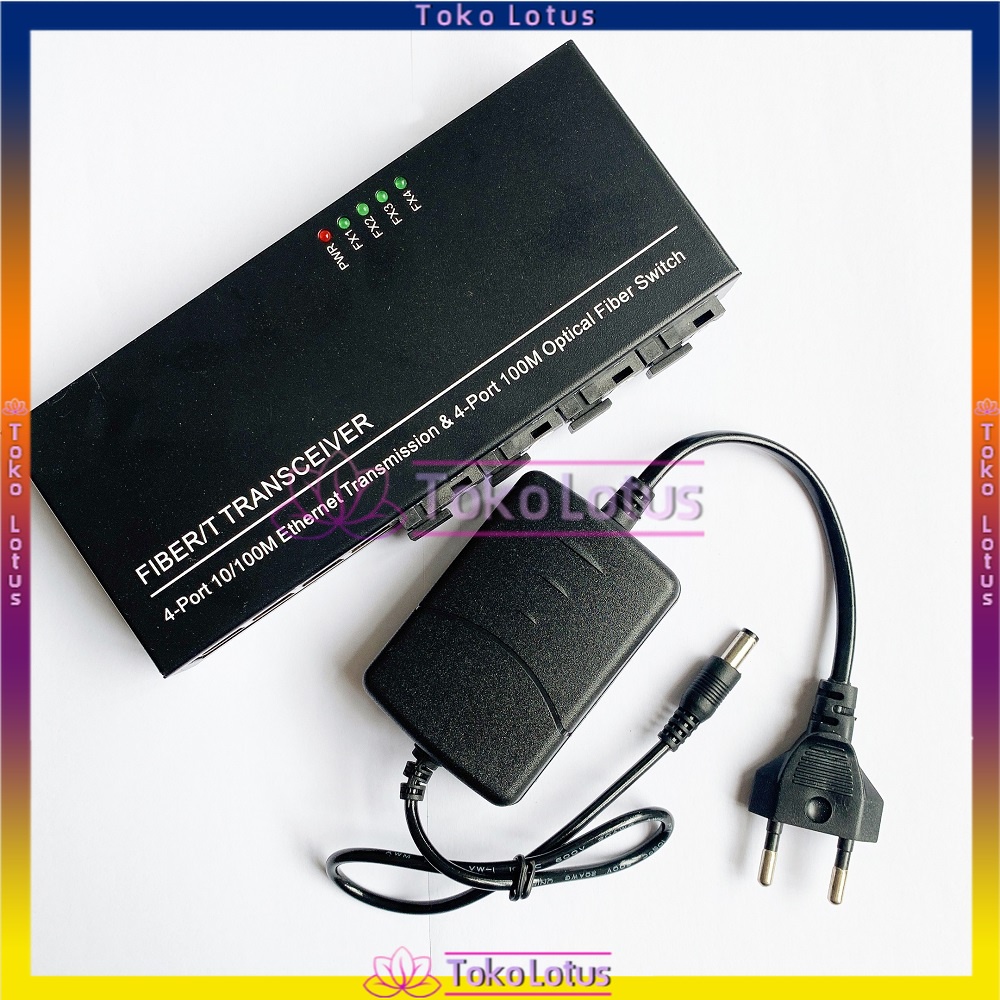 Bisa Bayar Ditempat - COD TERBARU - A 2 B Fiber  4 Ethernet PCBA HS AIRPO CM4F4E MEDIA CONVERTER 4FIBER 4ETH10/100 2